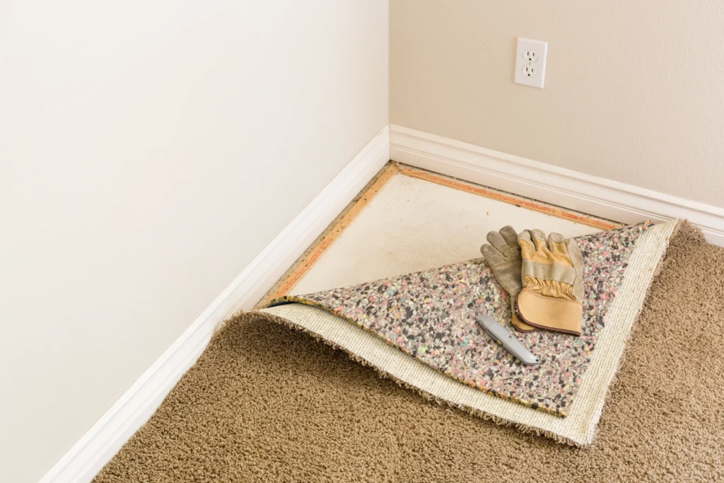 corner carpet repair